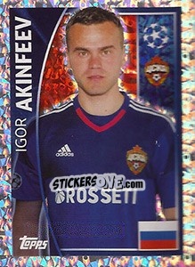 Sticker Igor Akinfeev - UEFA Champions League 2015-2016 n. 120 - Topps