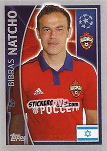 Sticker Bibras Natkho - UEFA Champions League 2015-2016 n. 125 - Topps