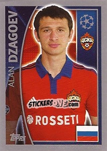 Sticker Alan Dzagoev - UEFA Champions League 2015-2016 n. 127 - Topps