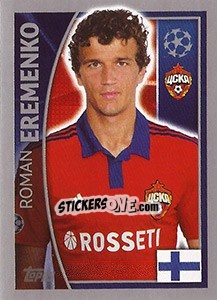 Sticker Roman Eremenko - UEFA Champions League 2015-2016 n. 128 - Topps