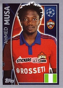 Sticker Ahmed Musa - UEFA Champions League 2015-2016 - Topps