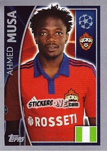 Sticker Ahmed Musa - UEFA Champions League 2015-2016 n. 129 - Topps