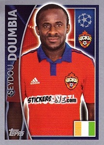 Sticker Seydou Doumbia - UEFA Champions League 2015-2016 n. 131 - Topps