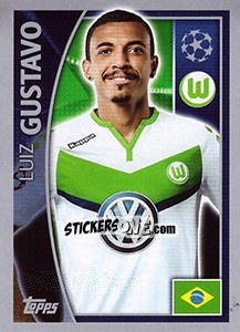 Sticker Luiz Gustavo - UEFA Champions League 2015-2016 n. 140 - Topps