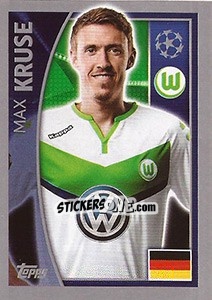 Sticker Max Kruse - UEFA Champions League 2015-2016 n. 145 - Topps