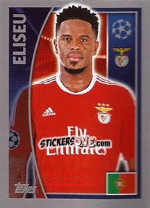 Sticker Eliseu - UEFA Champions League 2015-2016 n. 164 - Topps