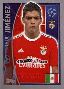 Sticker Raúl Jiménez - UEFA Champions League 2015-2016 - Topps