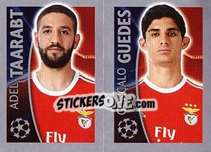 Cromo Adel Taarabt / Gonçalo Guedes - UEFA Champions League 2015-2016 - Topps