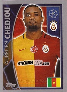 Sticker Aurélien Chedjou - UEFA Champions League 2015-2016 n. 195 - Topps
