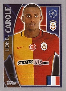 Sticker Lionel Carole - UEFA Champions League 2015-2016 n. 197 - Topps