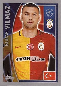 Sticker Burak Yilmaz - UEFA Champions League 2015-2016 - Topps