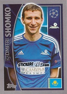 Cromo Dmitri Shomko - UEFA Champions League 2015-2016 - Topps