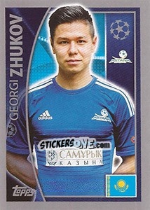 Sticker Georgi Zhukov - UEFA Champions League 2015-2016 n. 213 - Topps