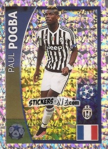 Sticker Paul Pogba - UEFA Champions League 2015-2016 n. 223 - Topps