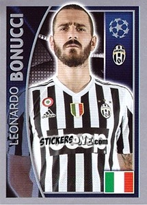 Sticker Leonardo Bonucci - UEFA Champions League 2015-2016 - Topps