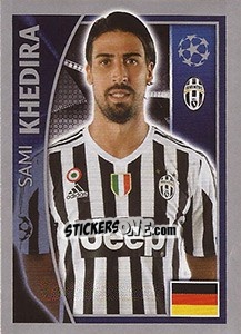 Sticker Sami Khedira - UEFA Champions League 2015-2016 n. 244 - Topps