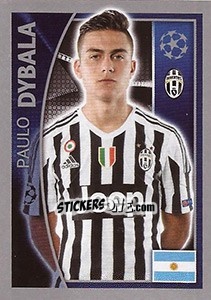 Sticker Paulo Dybala - UEFA Champions League 2015-2016 n. 246B - Topps