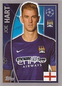 Sticker Joe Hart - UEFA Champions League 2015-2016 n. 249 - Topps