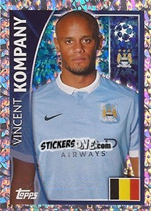 Sticker Vincent Kompany - UEFA Champions League 2015-2016 n. 251 - Topps
