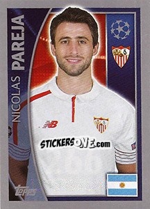 Sticker Nicolas Pareja - UEFA Champions League 2015-2016 n. 266 - Topps
