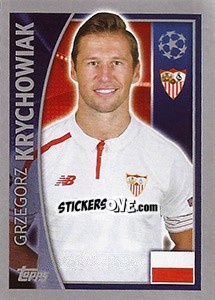 Sticker Grzegorz Krychowiak - UEFA Champions League 2015-2016 n. 270 - Topps