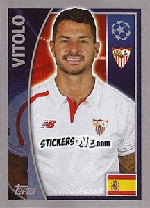 Sticker Vitolo - UEFA Champions League 2015-2016 n. 272 - Topps