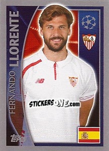 Sticker Fernando Llorente - UEFA Champions League 2015-2016 - Topps