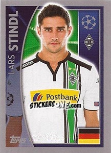 Sticker Lars Stindl - UEFA Champions League 2015-2016 n. 284 - Topps