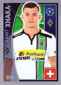 Figurina Granit Xhaka - UEFA Champions League 2015-2016 - Topps