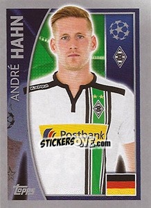 Figurina André Hahn - UEFA Champions League 2015-2016 - Topps