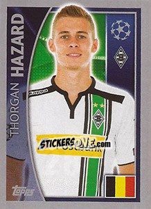 Sticker Thorgan Hazard - UEFA Champions League 2015-2016 n. 287 - Topps