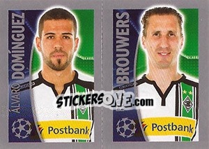 Sticker Álvaro Domínguez / Roel Brouwers - UEFA Champions League 2015-2016 n. 291 - Topps