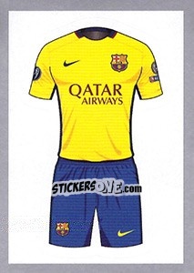 Sticker Away Kit - UEFA Champions League 2015-2016 n. 294 - Topps