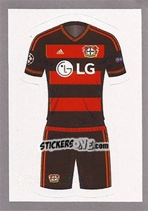 Sticker Home Kit - UEFA Champions League 2015-2016 n. 296 - Topps