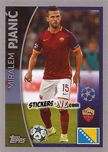 Sticker Miralem Pjanic - UEFA Champions League 2015-2016 n. 301 - Topps