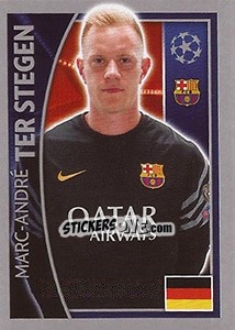 Sticker Marc-André ter Stegen - UEFA Champions League 2015-2016 - Topps