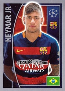 Figurina Neymar Jr - UEFA Champions League 2015-2016 - Topps