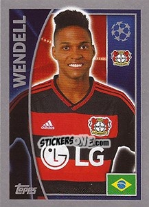Sticker Wendell - UEFA Champions League 2015-2016 n. 322 - Topps