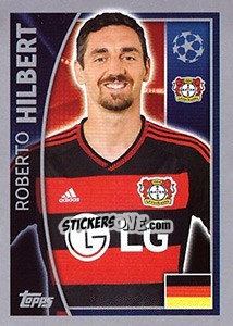 Sticker Roberto Hilbert - UEFA Champions League 2015-2016 n. 323 - Topps