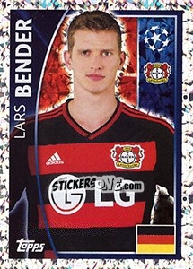Sticker Lars Bender - UEFA Champions League 2015-2016 - Topps