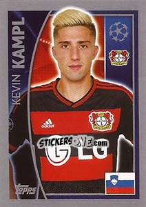 Sticker Kevin Kampl - UEFA Champions League 2015-2016 n. 328 - Topps