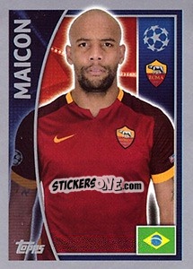 Sticker Maicon - UEFA Champions League 2015-2016 n. 337 - Topps