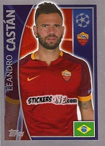Sticker Leandro Castán - UEFA Champions League 2015-2016 n. 338 - Topps