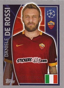 Sticker Daniele De Rossi - UEFA Champions League 2015-2016 n. 341 - Topps