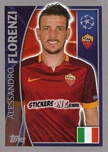 Sticker Alessandro Florenzi - UEFA Champions League 2015-2016 n. 344 - Topps