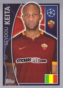 Sticker Seydou Keita - UEFA Champions League 2015-2016 n. 345 - Topps