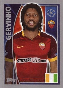 Sticker Gervinho - UEFA Champions League 2015-2016 n. 348A - Topps