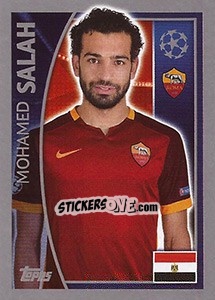 Sticker Mohamed Salah - UEFA Champions League 2015-2016 n. 349B - Topps