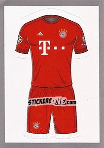 Sticker Home Kit - UEFA Champions League 2015-2016 n. 365 - Topps