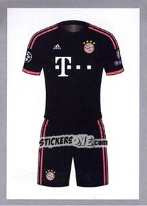Sticker Away Kit - UEFA Champions League 2015-2016 n. 366 - Topps